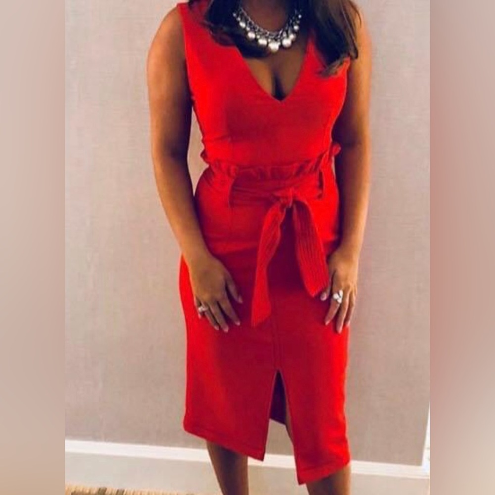 Beautiful Red Dress in EUC